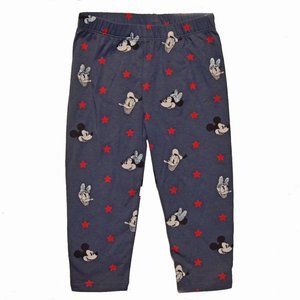 Baby Gap NWT Disney Mickey Minnie Daisy Gray Capri Leggings 12-18-24 Months